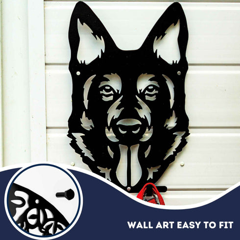 German Shepherd Dog Lead Hook Holder Hanger Dog Owner Gift