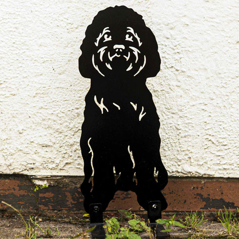 Labradoodle Cockapoo Statue Garden Ornament Dog Lover Owner Christmas Gift