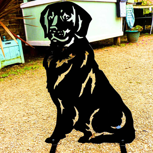 Golden Retriever Sculpture Dog Lover Owner Gift Garden Ornament