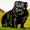 English Bulldog Dog Loss Garden Ornament Memorial Personalised Statue