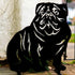 English Bulldog Dog Loss Garden Ornament Memorial Personalised Statue
