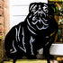 English Bulldog Dog Loss Garden Ornament Memorial Personalised Statue