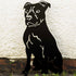 Staffordshire Bull Terrier Dog Loss Garden Ornament Memorial Personalised Statue