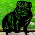 English Bulldog Dog Loss Garden Ornament Memorial Personalised Statue