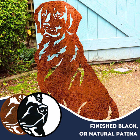 Golden Retriever Dog Loss Garden Ornament Memorial Personalised