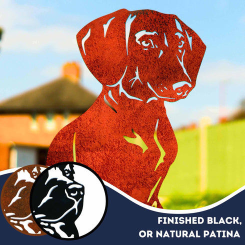 Dachshund Dog Loss Garden Ornament Memorial Personalised Statue