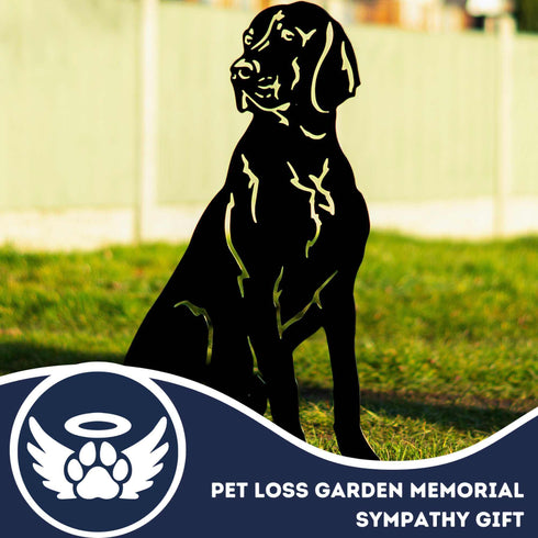 Weimaraner Vizsla Pointer Dog Loss Garden Ornament Memorial Personalised Statue