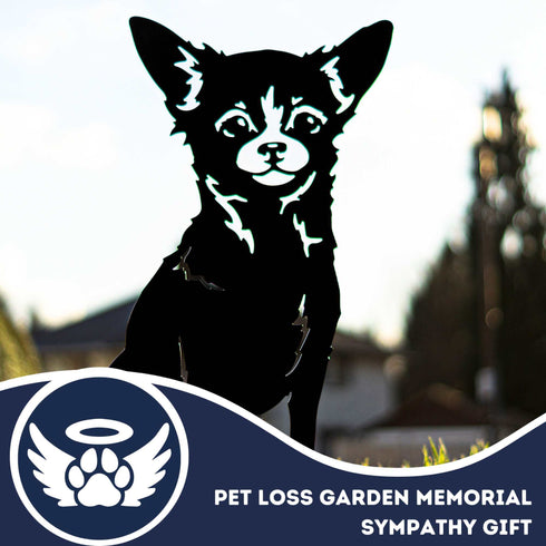 Chihuahua Dog Loss Garden Ornament Memorial