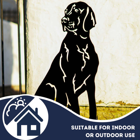 Weimaraner Vizsla Pointer Great Dane Sculpture Dog Lover Owner Gift Garden Ornament