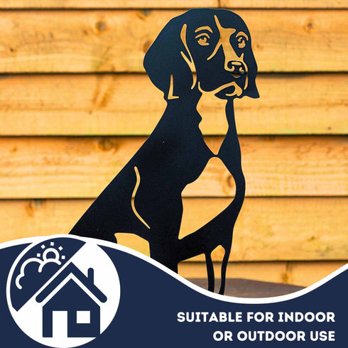 Beagle Sculpture Dog Lover Owner Gift Garden Ornament