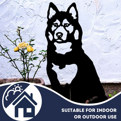 Husky Malamute Dog Loss Memorial Statue Personalised Sculpture