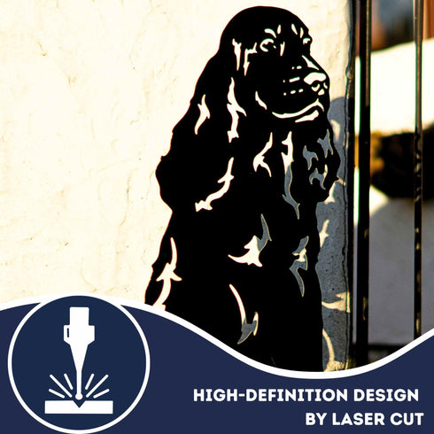 Working Springer Cocker Spaniel Sculpture Dog Lover Owner Gift Garden Ornament