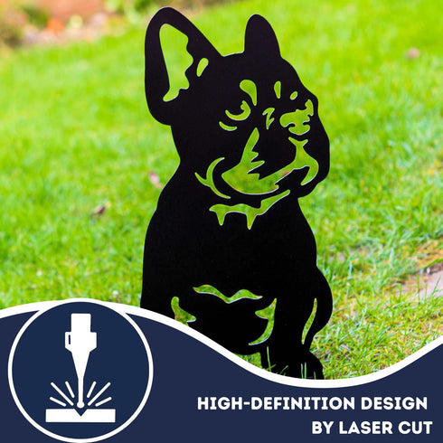 French Bulldog Statue Boston Terrier Garden Ornament Dog Lover Owner Gift