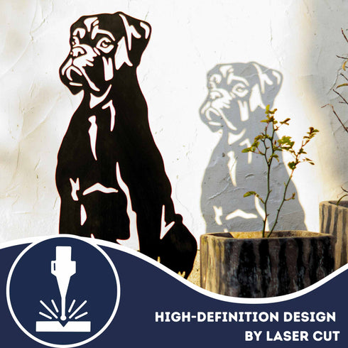 Boxer Mastiff Dog Loss Garden Ornament Memorial Statue Personalised Sculpture