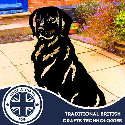 Golden Retriever Dog Loss Garden Ornament Memorial Personalised