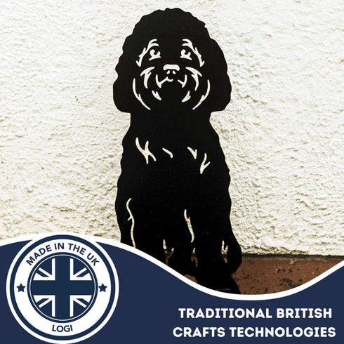 Labradoodle Cockapoo Statue Garden Ornament Dog Lover Owner Christmas Gift