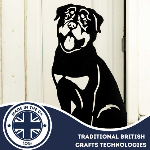 Rottweiler Dog Loss Garden Ornament Memorial Personalised Statue