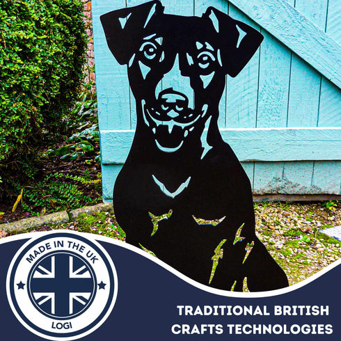 Jack Russell Terrier Sculpture Dog Lover Owner Gift Garden Ornament