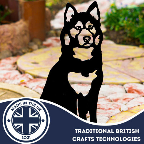Husky Malamute Sculpture Dog Lover Owner Gift Garden Ornament