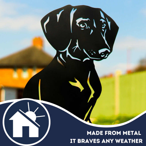 Dachshund Dog Loss Garden Ornament Memorial Personalised Statue