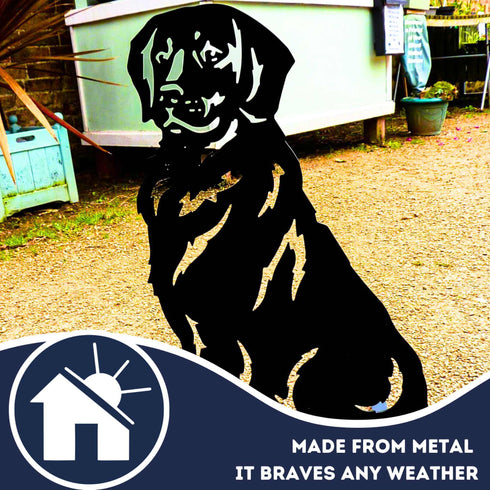 Golden Retriever Dog Loss Garden Ornament Memorial Personalised