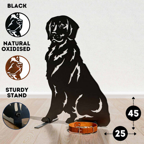 Golden Retriever Dog Loss Garden Ornament Memorial Personalised