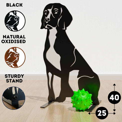 Beagle Sculpture Dog Lover Owner Gift Garden Ornament