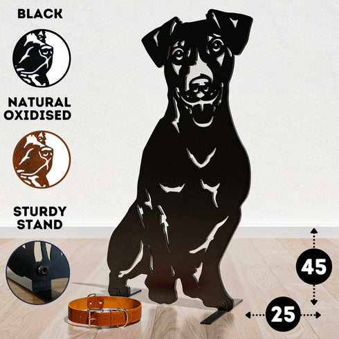 Jack Russell Terrier Dog Loss Garden Ornament Memorial Personalised Statue