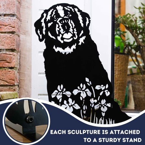 Saint Bernard Garden Ornament Statue Dog Lover Owner Gift