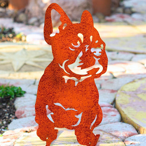 French Bulldog Dog Loss Garden Ornament Memorial Personalised