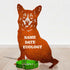 Welsh Corgi Dog Loss Garden Ornament Memorial Personalised Statue