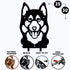 Husky Malamute Dog Lead Hook Holder Leash Hanger Accessories Wall Lover Owner Gift