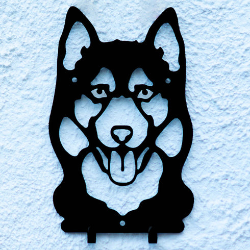 Husky Malamute Dog Lead Hook Holder Leash Hanger Accessories Wall Lover Owner Gift