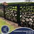 Metal Fence Panels and Posts, Summer Garden Steel Fencing Screens