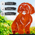 Shih Tzu Metal Statue Garden Ornament Home Decoration Gift for Dog Owner