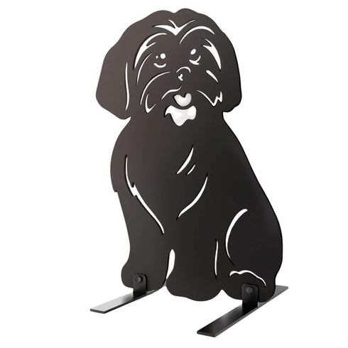 Shih Tzu Metal Statue Garden Ornament Home Decoration Gift for Dog Owner