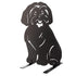 Shih Tzu Metal Statue Garden Ornament Home Decoration Gift for Dog Owner