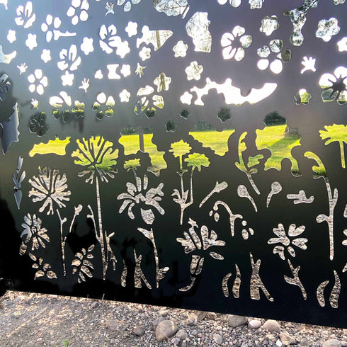 Metal Fence Panels and Posts, Spring Garden Steel Fencing Screens