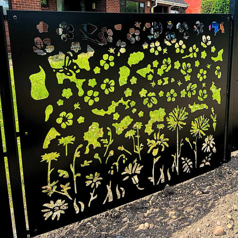 Metal Fence Panels and Posts, Spring Garden Steel Fencing Screens