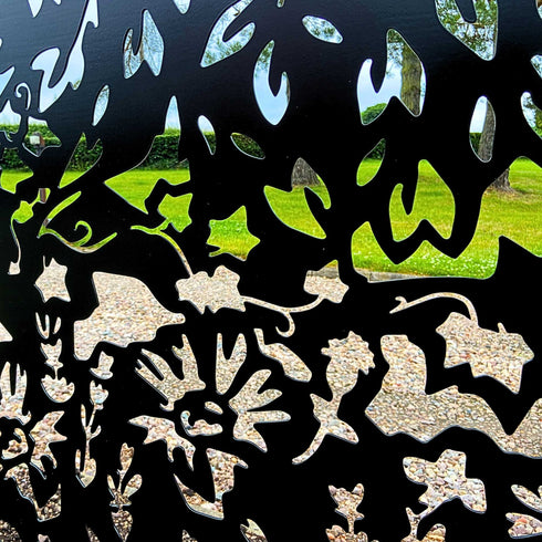 Metal Fence Panels and Posts, Summer Garden Steel Fencing Screens