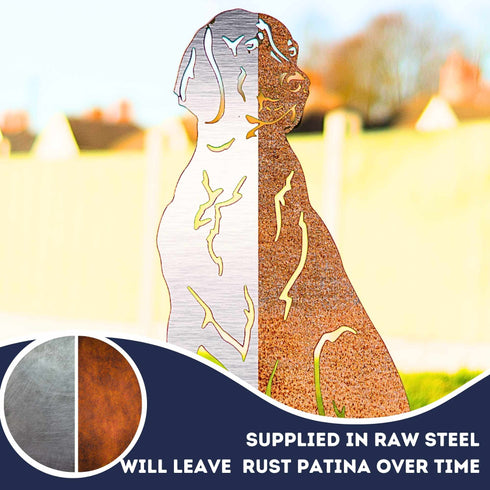 Weimaraner Vizsla Pointer Great Dane Sculpture Dog Lover Owner Gift Garden Ornament