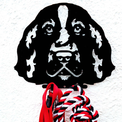 Working Springer Cocker Spaniel Dog Lead Hook Holder Dog Owner Gift