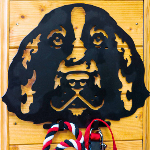 Working Springer Cocker Spaniel Dog Lead Hook Holder Dog Owner Gift