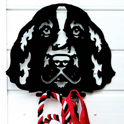 Working Springer Cocker Spaniel Dog Lead Hook Holder Dog Owner Gift