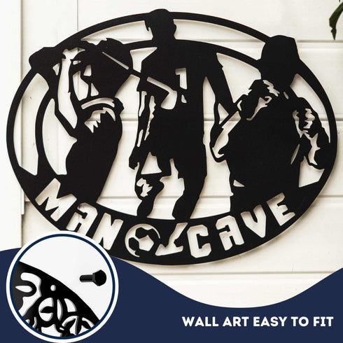 Man Cave Wall Art Garden Shed Workshop Home Decoration Gift for Husband Him Father