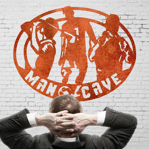 Man Cave Wall Art Garden Shed Workshop Home Decoration Gift for Husband Him Father