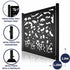 Metal Fence Panels and Posts, Winter Garden Steel Fencing Screens