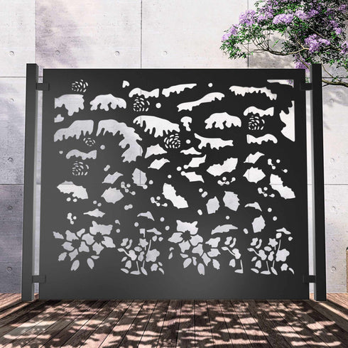 Metal Fence Panels and Posts, Winter Garden Steel Fencing Screens