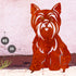 Yorkshire Terrier Metal Statue Garden Ornament Home Decoration Gift for Dog Owner