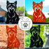 Yorkshire Terrier Metal Statue Garden Ornament Home Decoration Gift for Dog Owner